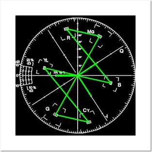 NTSC vectorscope Posters and Art